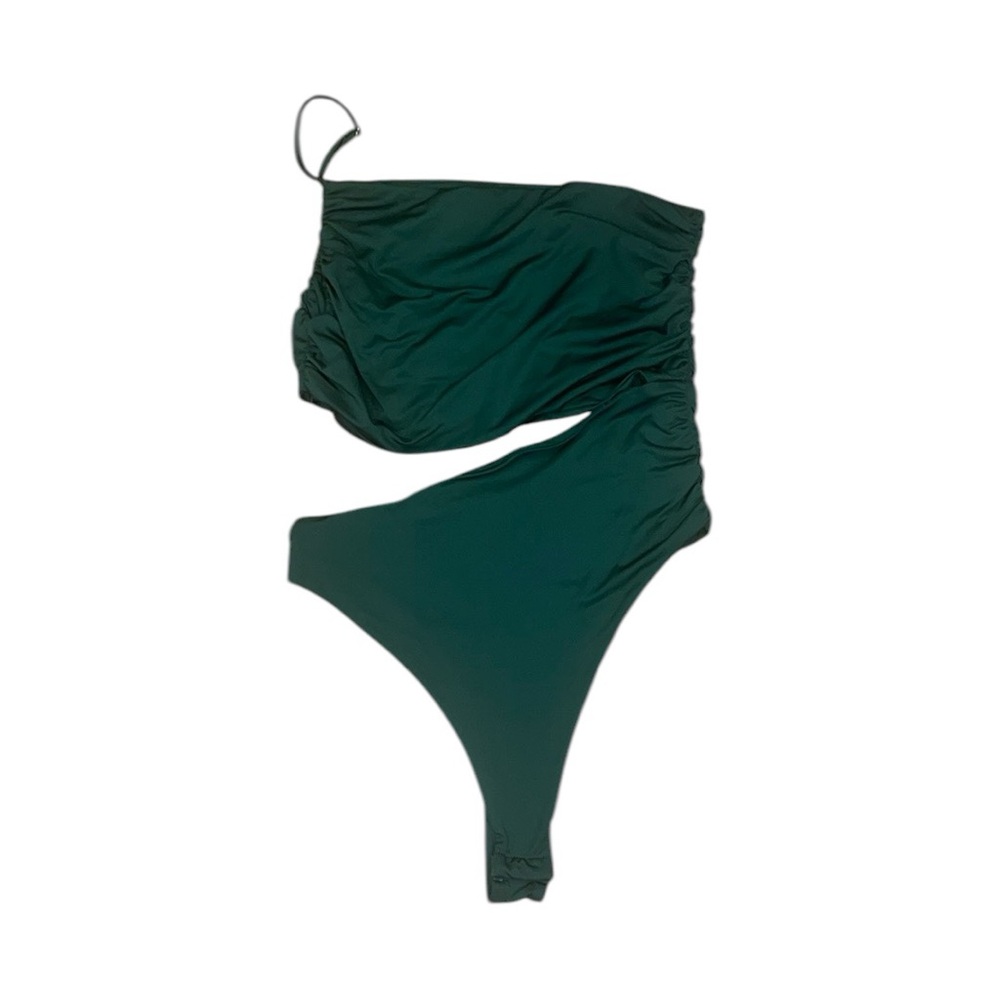 Superdown green cut out bodysuit